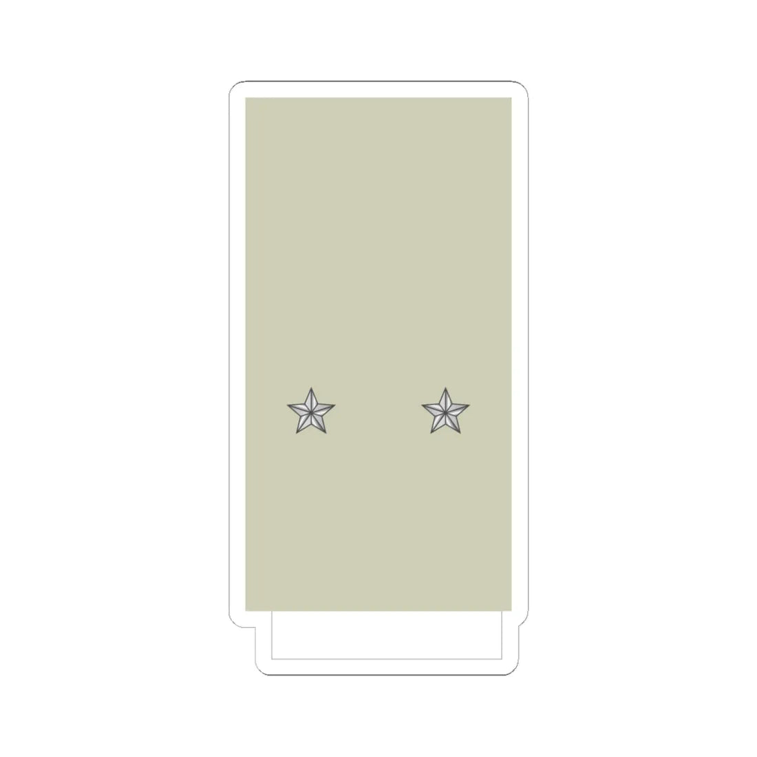 France Army OF 6 Sleeve (Military Rank) STICKER Vinyl Kiss-Cut Decal 6 Inch White - The Sticker Space