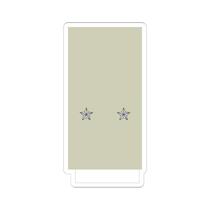 France Army OF 6 Sleeve (Military Rank) STICKER Vinyl Kiss-Cut Decal 6 Inch White - The Sticker Space