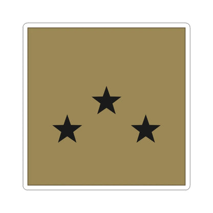 France Army OF 7 LowVis (Military Rank) STICKER Vinyl Kiss-Cut Decal 4 Inch White - The Sticker Space