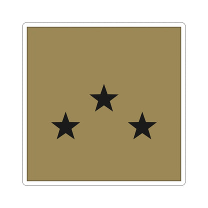 France Army OF 7 LowVis (Military Rank) STICKER Vinyl Kiss-Cut Decal 6 Inch White - The Sticker Space