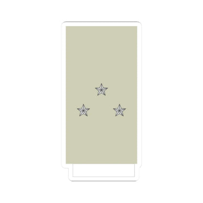 France Army OF 7 Sleeve (Military Rank) STICKER Vinyl Kiss-Cut Decal 2 Inch White - The Sticker Space