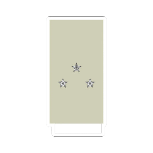 France Army OF 7 Sleeve (Military Rank) STICKER Vinyl Kiss-Cut Decal 2 Inch White - The Sticker Space