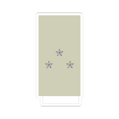 France Army OF 7 Sleeve (Military Rank) STICKER Vinyl Kiss-Cut Decal 4 Inch White - The Sticker Space