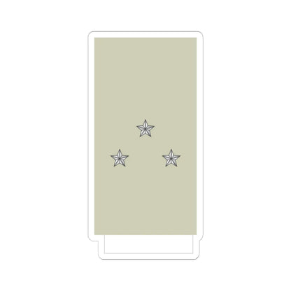 France Army OF 7 Sleeve (Military Rank) STICKER Vinyl Kiss-Cut Decal 6 Inch White - The Sticker Space