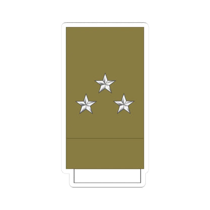 France Army OF 7 Sleeve WW2 (Military Rank) STICKER Vinyl Kiss-Cut Decal 3 Inch White - The Sticker Space
