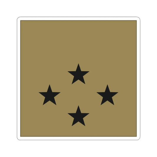 France Army OF 8 LowVis (Military Rank) STICKER Vinyl Kiss-Cut Decal 2 Inch White - The Sticker Space