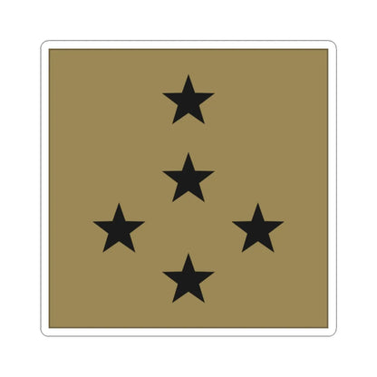France Army OF 9 LowVis (Military Rank) STICKER Vinyl Kiss-Cut Decal 2 Inch White - The Sticker Space