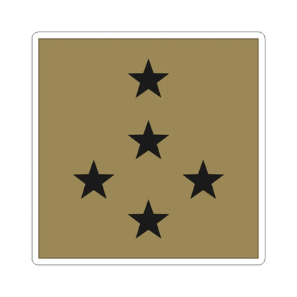 France Army OF 9 LowVis (Military Rank) STICKER Vinyl Kiss-Cut Decal 3 Inch White - The Sticker Space