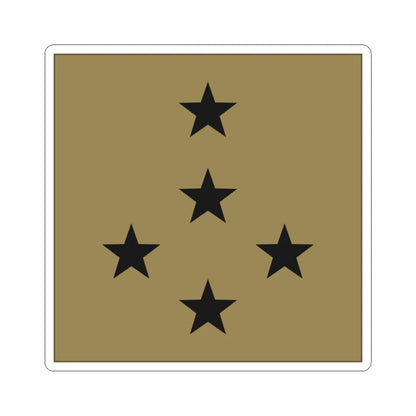 France Army OF 9 LowVis (Military Rank) STICKER Vinyl Kiss-Cut Decal 6 Inch White - The Sticker Space