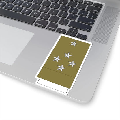 France Army OF 9 Sleeve WW2 (Military Rank) STICKER Vinyl Kiss-Cut Decal - The Sticker Space