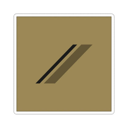 France Army OR 2 LowVis (Military Rank) STICKER Vinyl Kiss-Cut Decal 2 Inch White - The Sticker Space