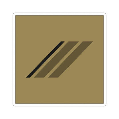 France Army OR 3 LowVis (Military Rank) STICKER Vinyl Kiss-Cut Decal 3 Inch White - The Sticker Space
