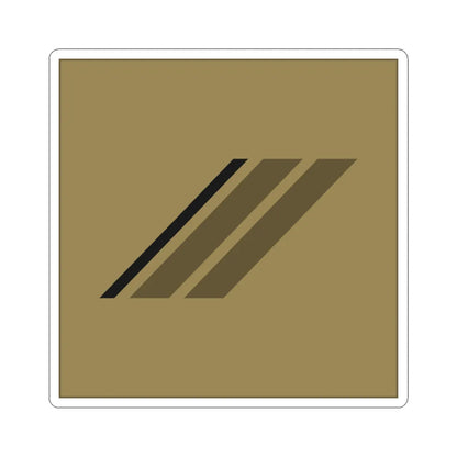 France Army OR 3 LowVis (Military Rank) STICKER Vinyl Kiss-Cut Decal 4 Inch White - The Sticker Space
