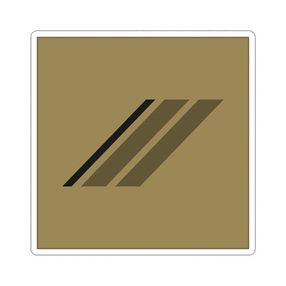 France Army OR 3 LowVis (Military Rank) STICKER Vinyl Kiss-Cut Decal 6 Inch White - The Sticker Space