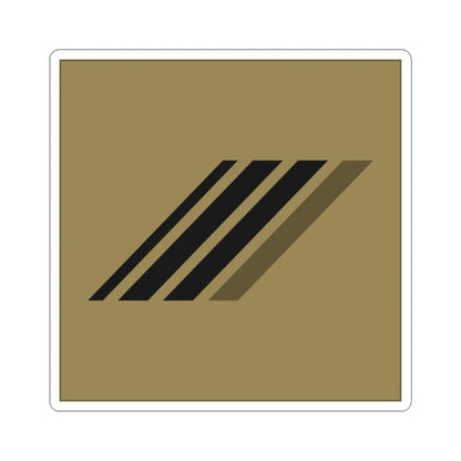 France Army OR 4b LowVis (Military Rank) STICKER Vinyl Kiss-Cut Decal 2 Inch White - The Sticker Space