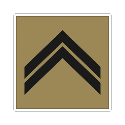 France Army OR 5 LowVis (Military Rank) STICKER Vinyl Kiss-Cut Decal 2 Inch White - The Sticker Space