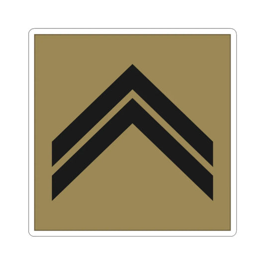 France Army OR 5 LowVis (Military Rank) STICKER Vinyl Kiss-Cut Decal 2 Inch White - The Sticker Space