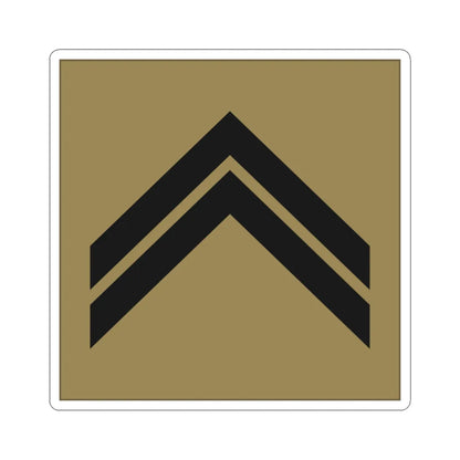 France Army OR 5 LowVis (Military Rank) STICKER Vinyl Kiss-Cut Decal 3 Inch White - The Sticker Space