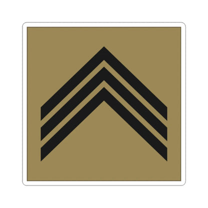 France Army OR 6 LowVis (Military Rank) STICKER Vinyl Kiss-Cut Decal 2 Inch White - The Sticker Space