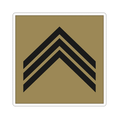 France Army OR 6 LowVis (Military Rank) STICKER Vinyl Kiss-Cut Decal 3 Inch White - The Sticker Space