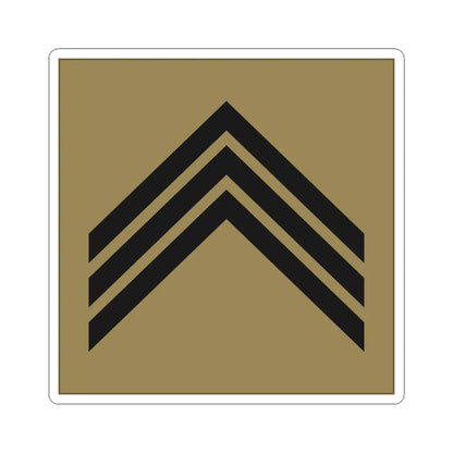 France Army OR 6 LowVis (Military Rank) STICKER Vinyl Kiss-Cut Decal 6 Inch White - The Sticker Space