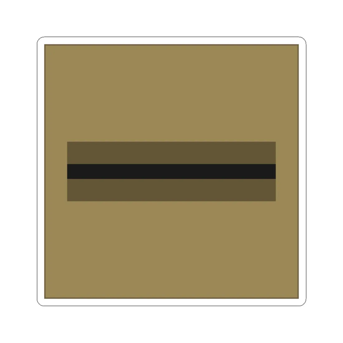 France Army OR 8 LowVis (Military Rank) STICKER Vinyl Kiss-Cut Decal 4 Inch White - The Sticker Space