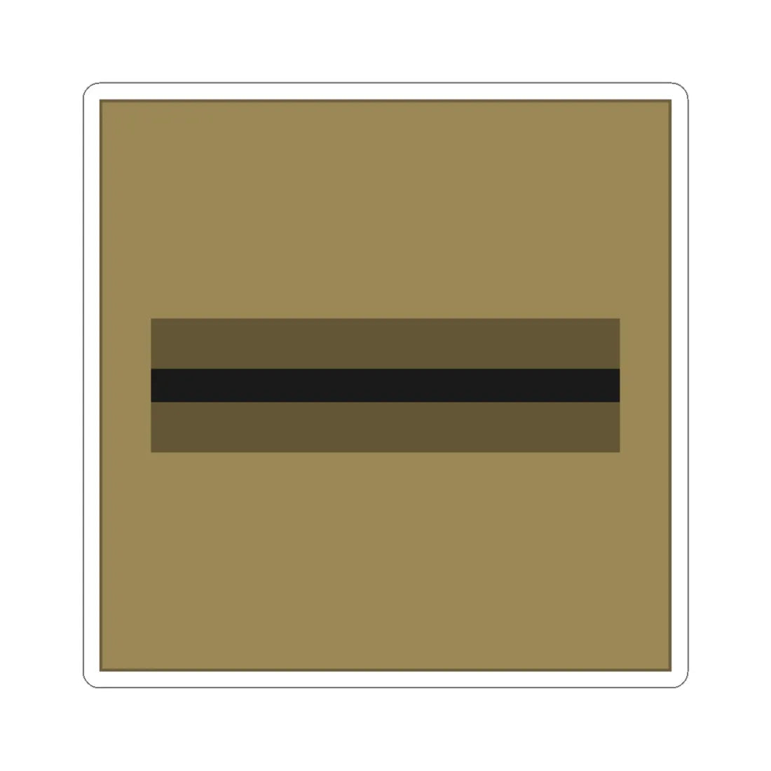 France Army OR 8 LowVis (Military Rank) STICKER Vinyl Kiss-Cut Decal 6 Inch White - The Sticker Space