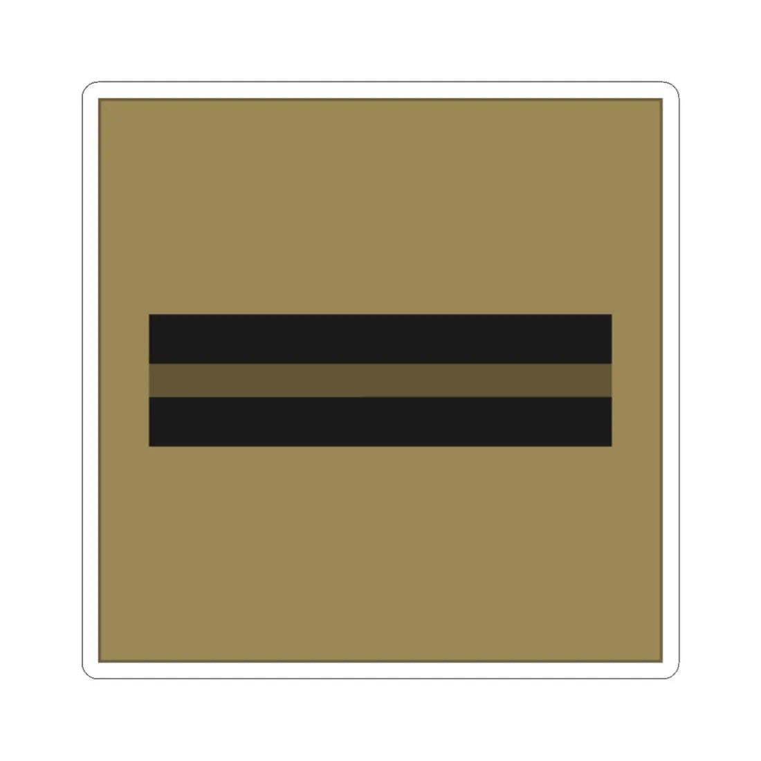 France Army OR 9a LowVis (Military Rank) STICKER Vinyl Kiss-Cut Decal 2 Inch White - The Sticker Space