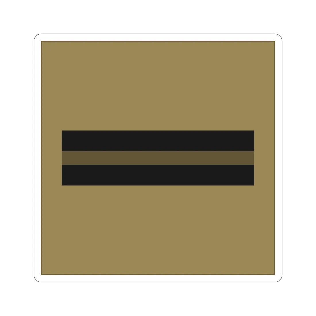 France Army OR 9a LowVis (Military Rank) STICKER Vinyl Kiss-Cut Decal 4 Inch White - The Sticker Space