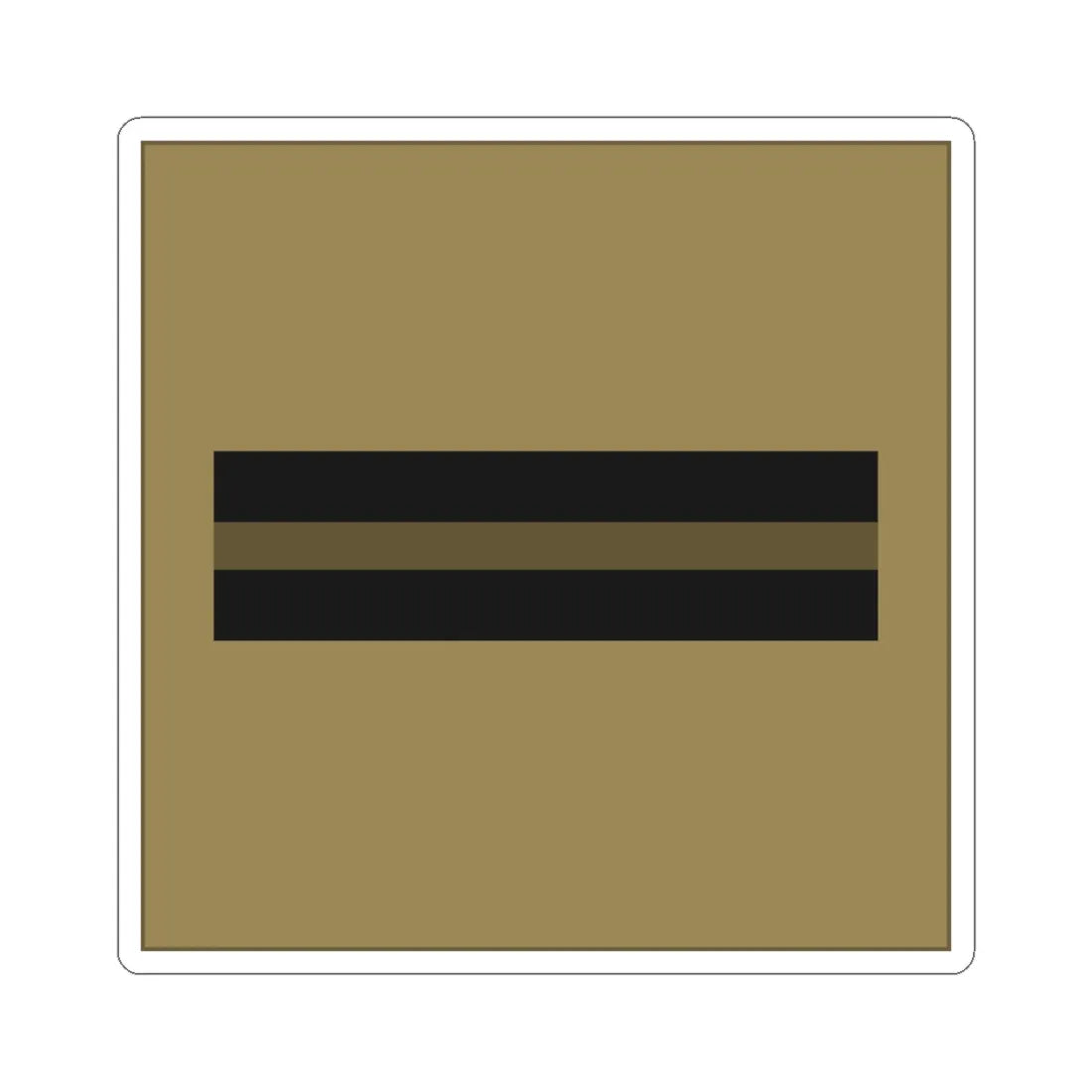 France Army OR 9a LowVis (Military Rank) STICKER Vinyl Kiss-Cut Decal 6 Inch White - The Sticker Space