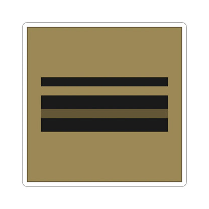 France Army OR 9b LowVis (Military Rank) STICKER Vinyl Kiss-Cut Decal 4 Inch White - The Sticker Space