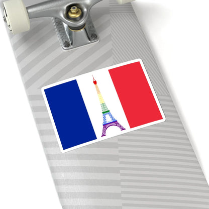 France Gay flag (France) STICKER Vinyl Kiss-Cut Decal - The Sticker Space