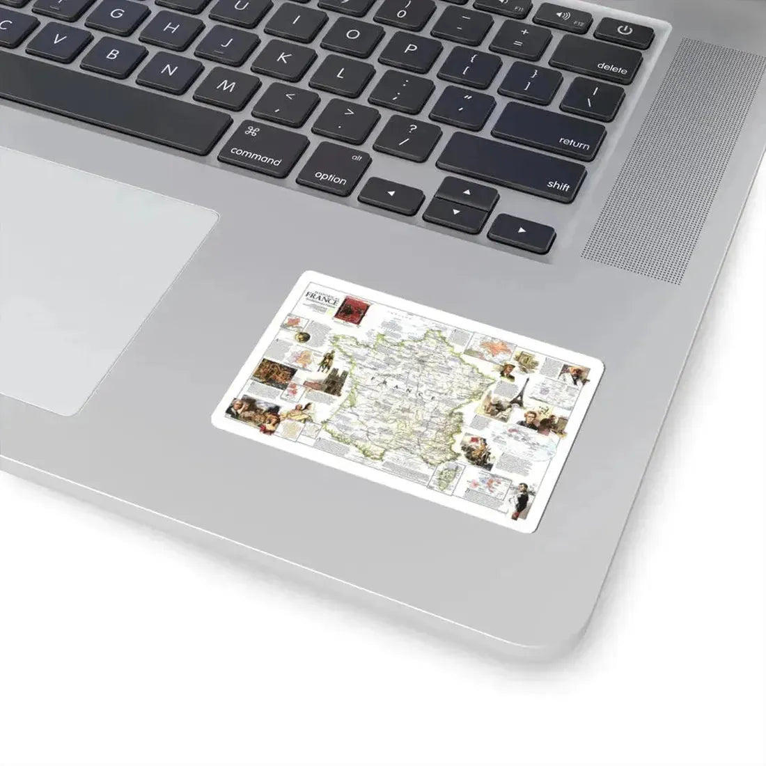 France- - Historical Evolution of a Nation (1989) (Map) STICKER Vinyl Kiss-Cut Decal - The Sticker Space