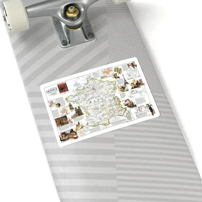 France- - Historical Evolution of a Nation (1989) (Map) STICKER Vinyl Kiss-Cut Decal - The Sticker Space