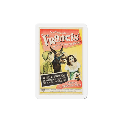 Francis 1950 Movie Poster Die-Cut Magnet-4 Inch-The Sticker Space