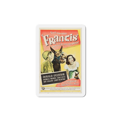 Francis 1950 Movie Poster Die-Cut Magnet-6 Inch-The Sticker Space