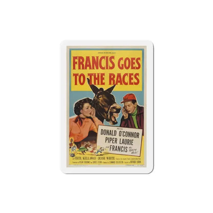 Francis Goes to the Races 1951 Movie Poster Refrigerator Magnet 3 Inch - The Sticker Space