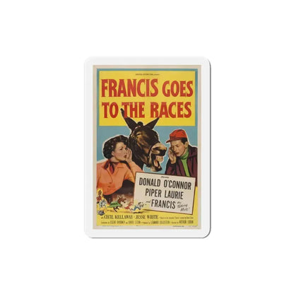 Francis Goes to the Races 1951 Movie Poster Refrigerator Magnet 4 Inch - The Sticker Space