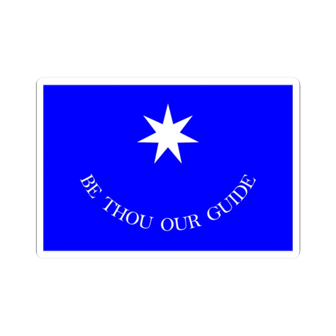 Francis Leopold McClintocks sledge flag 1852-1854 (Ireland) STICKER Vinyl Kiss-Cut Decal 2 Inch White - The Sticker Space