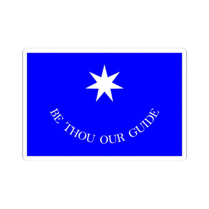 Francis Leopold McClintocks sledge flag 1852-1854 (Ireland) STICKER Vinyl Kiss-Cut Decal 4 Inch White - The Sticker Space