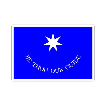 Francis Leopold McClintocks sledge flag 1852-1854 (Ireland) STICKER Vinyl Kiss-Cut Decal 6 Inch White - The Sticker Space