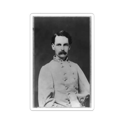 Francis Redding Tillou Nicholls, Half-Length Portrait, Facing Right, in Uniform (U.S. Civil War) STICKER Vinyl Kiss-Cut Decal 3 Inch White - The Sticker Space