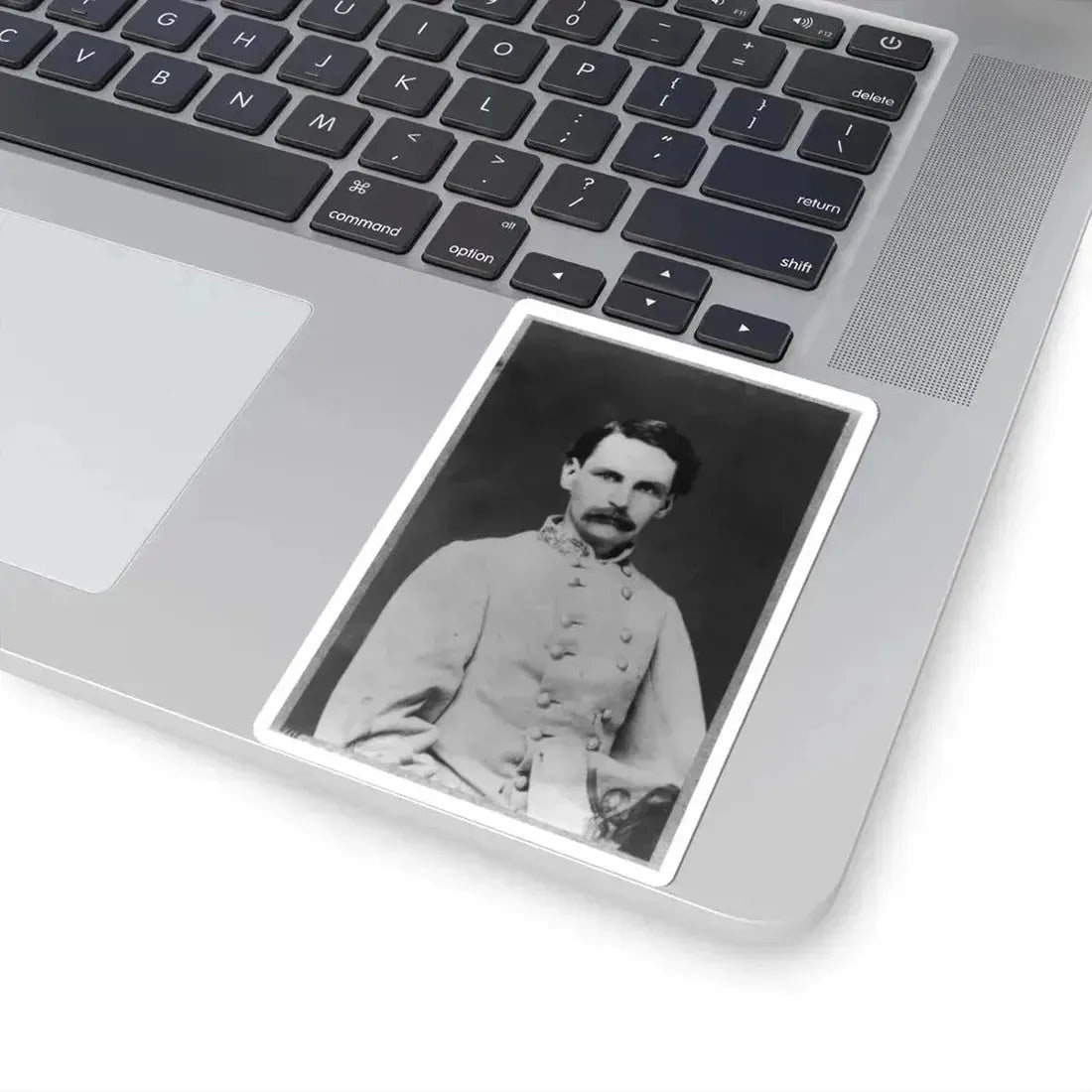 Francis Redding Tillou Nicholls, Half-Length Portrait, Facing Right, in Uniform (U.S. Civil War) STICKER Vinyl Kiss-Cut Decal - The Sticker Space