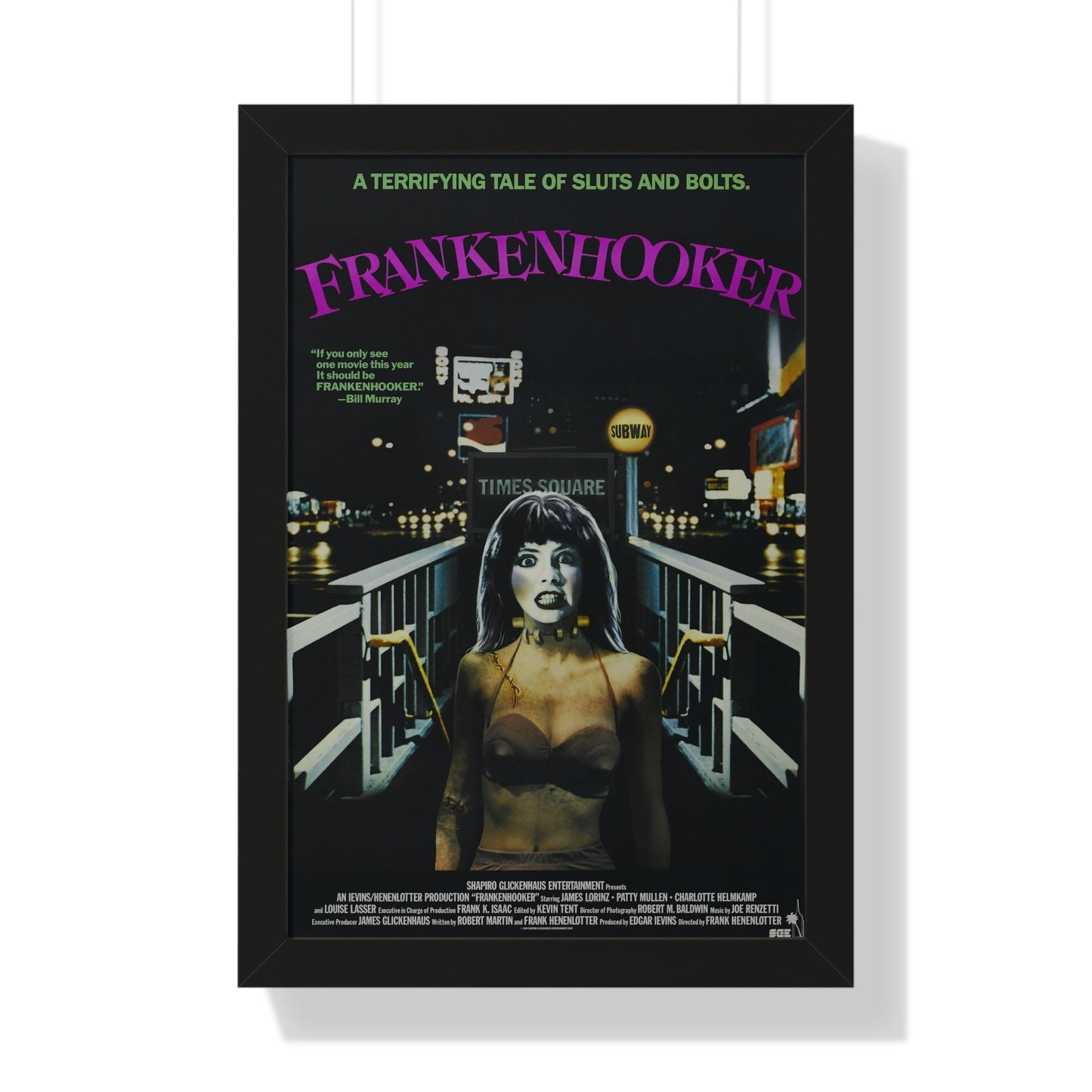 FRANKENHOOKER 1990 - Framed Movie Poster-16″ x 24″-The Sticker Space