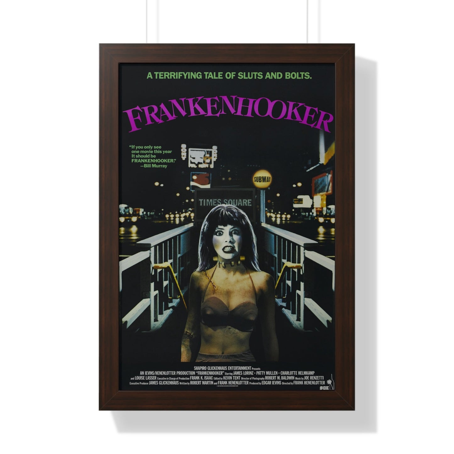 FRANKENHOOKER 1990 - Framed Movie Poster-16″ x 24″-The Sticker Space