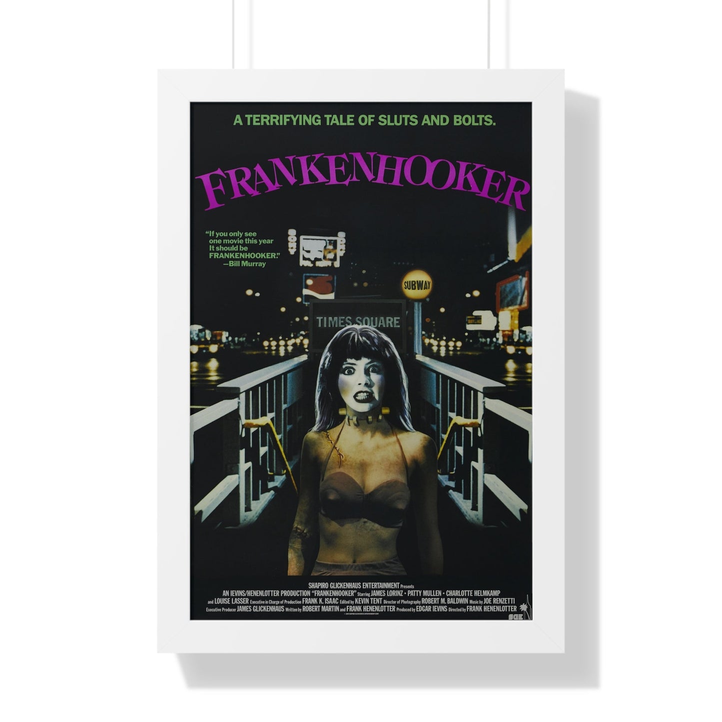 FRANKENHOOKER 1990 - Framed Movie Poster-16″ x 24″-The Sticker Space