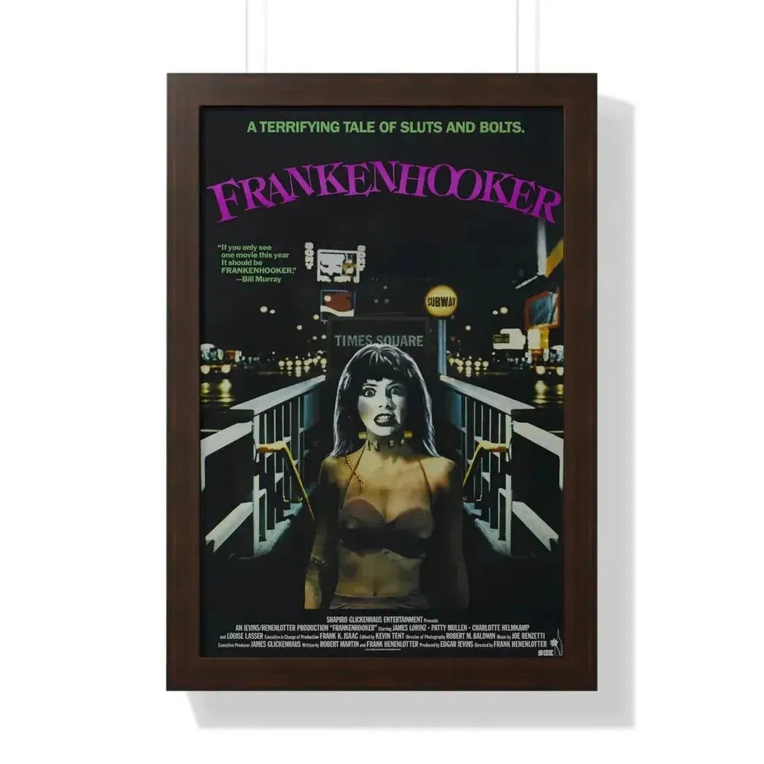 FRANKENHOOKER 1990 - Framed Movie Poster - The Sticker Space
