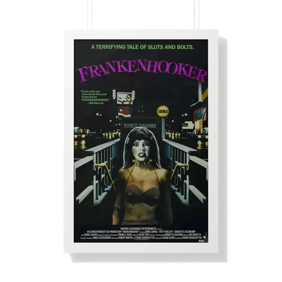 FRANKENHOOKER 1990 - Framed Movie Poster - The Sticker Space