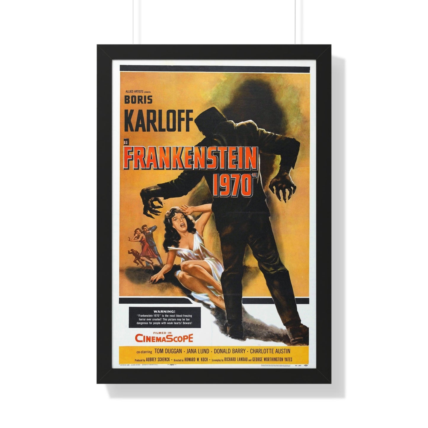 FRANKENSTEIN 1970 (2) 1958 - Framed Movie Poster-20" x 30"-The Sticker Space