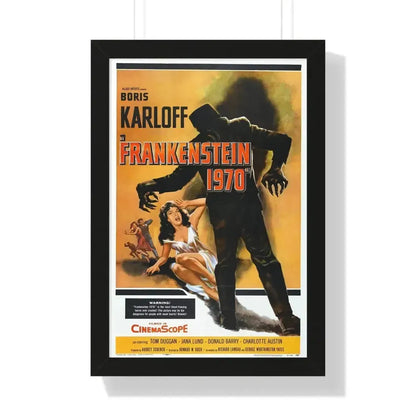 FRANKENSTEIN 1970 (2) 1958 - Framed Movie Poster - The Sticker Space